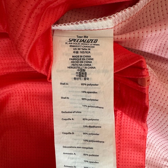 Specialized Women’s SL Air Solid Longsleeve Jersey - Picture 4 of 5